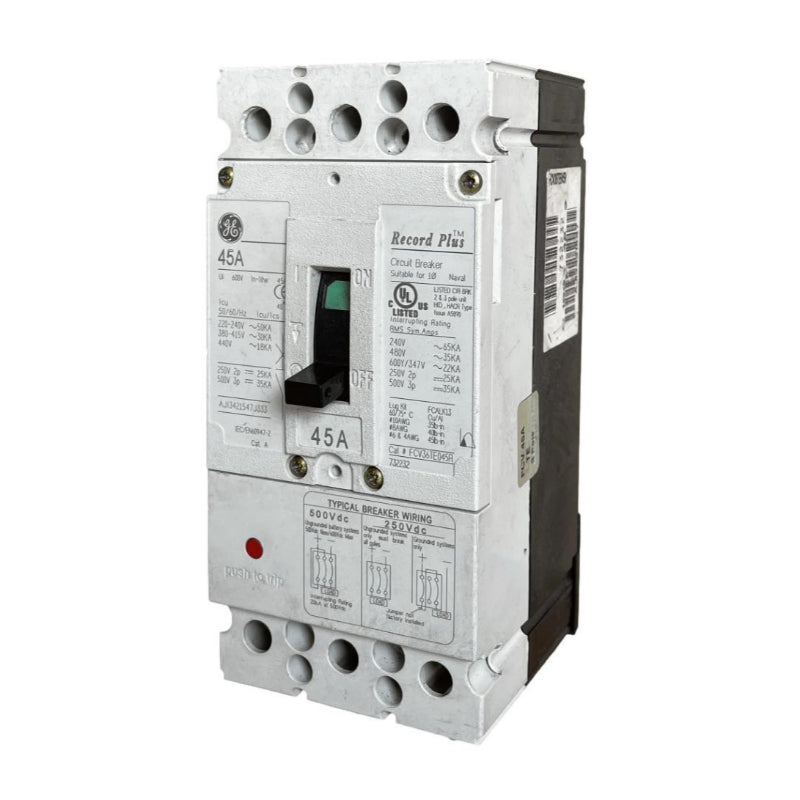FCV36TE045R2
Record Plus 45A Circuit Breaker