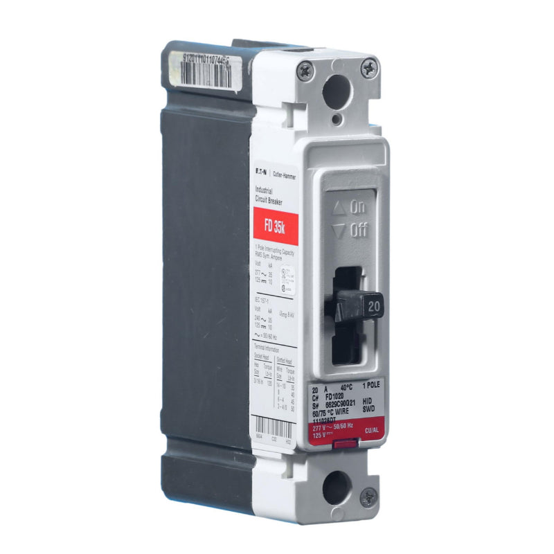 FD1020
35kAIC Rated 20 Amp, 1-Pole