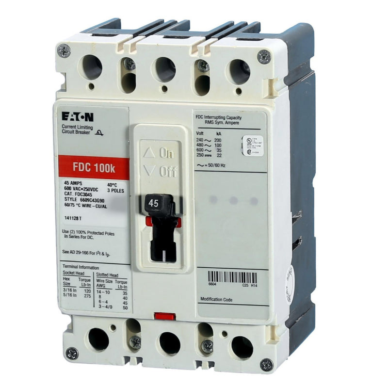 FDC3045
Eaton 45A Circuit Breaker