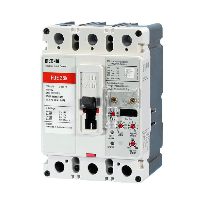 FDE322532 Eaton Electronic Circuit Breaker with Adjustable LSI