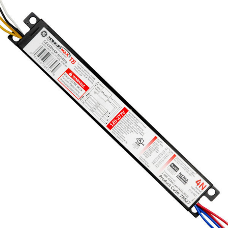 GE432MAXP-N/ULTRA P series T8 Electronic Ballast