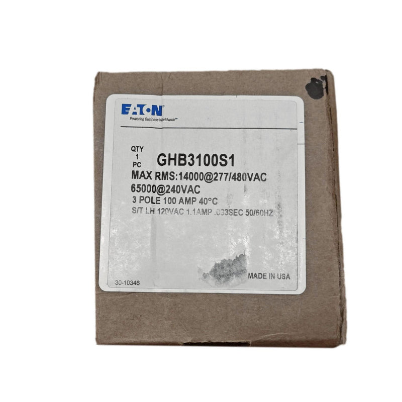 GHB3015S1 GHB 15 Amp 3 Pole Bolt on w/Shunt Trip Device
New