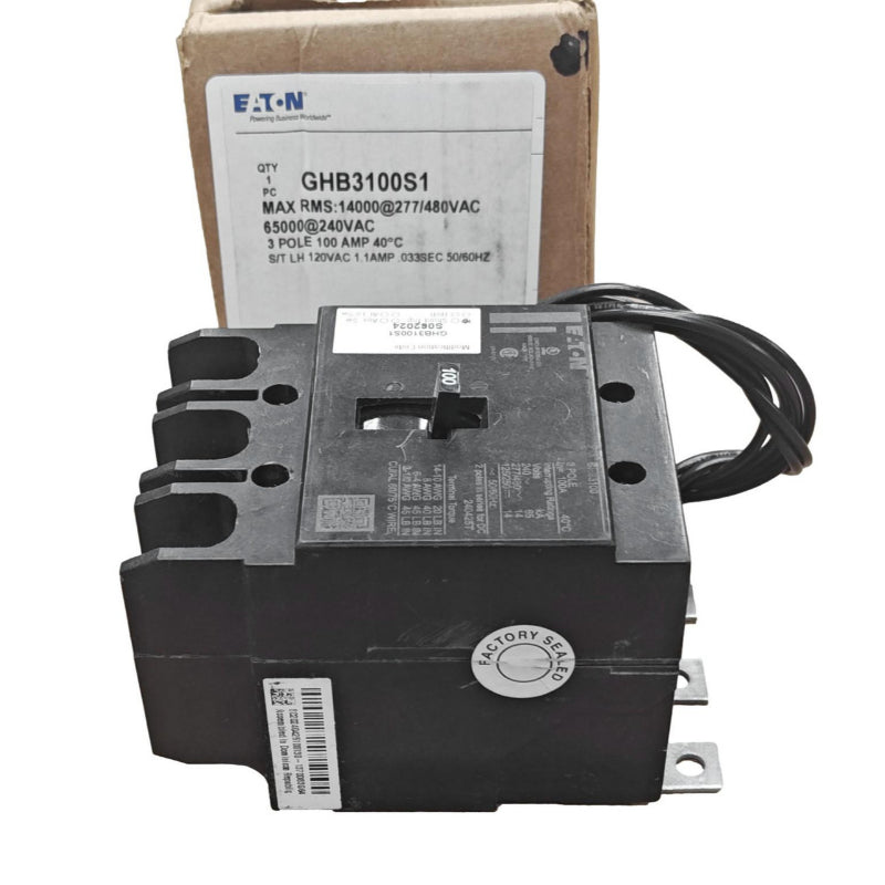 GHB3025S1 GHB 25 Amp 3 Pole Bolt on w/Shunt Trip Device
New