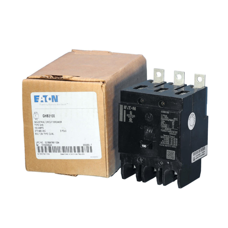 GHB3100
Eaton 277/480V Breaker