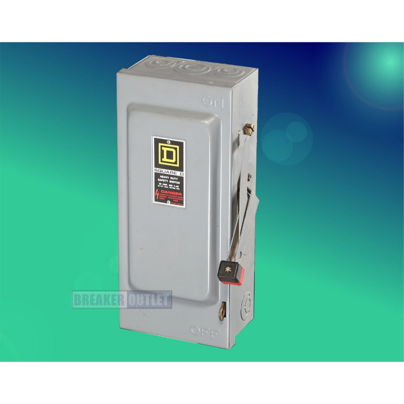 H361RB Square D 30A 600V Fusible Safety Switch