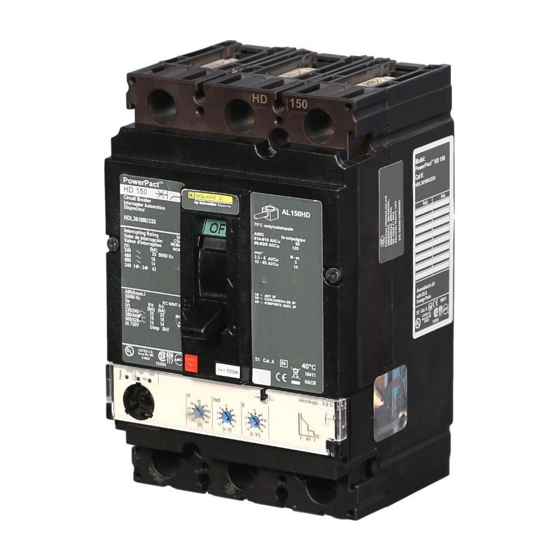 HDL36100U33X
Lug to Lug