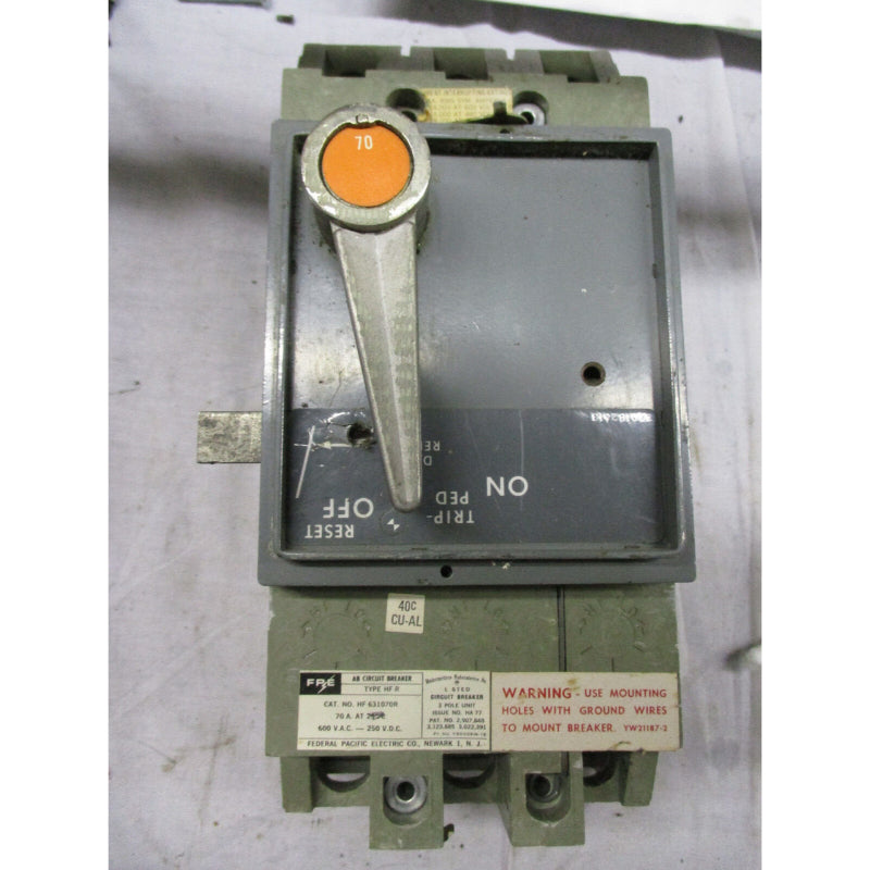 HF631100R
Breaker w/Rotary Handle