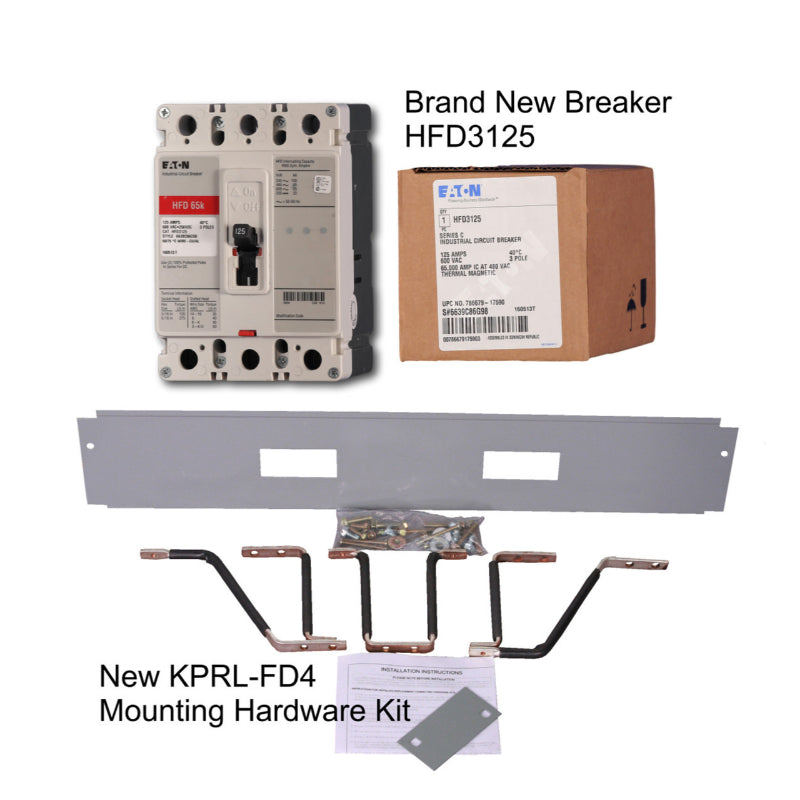 Breaker and Hardware Mounting Kit
HFD3125 Circuit Breaker