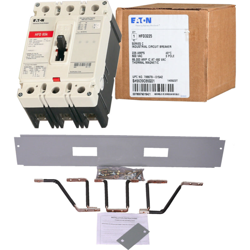 Complete with Mounting Hardware
1. Breaker
2. Panelboard Hardware Kit