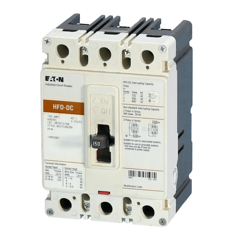 HFDDC3150L
DC Rated Applications