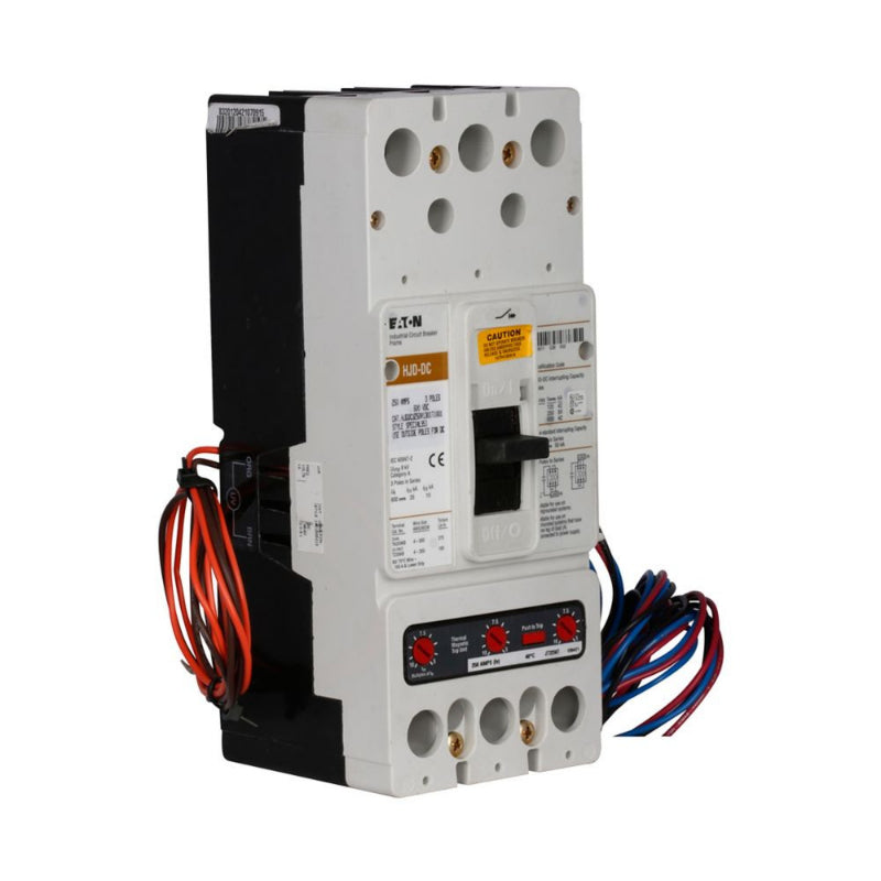 HJDDC3250A1301T1001 Complete DC Rated Circuit Breaker-Original
(Eaton Stock Photo)