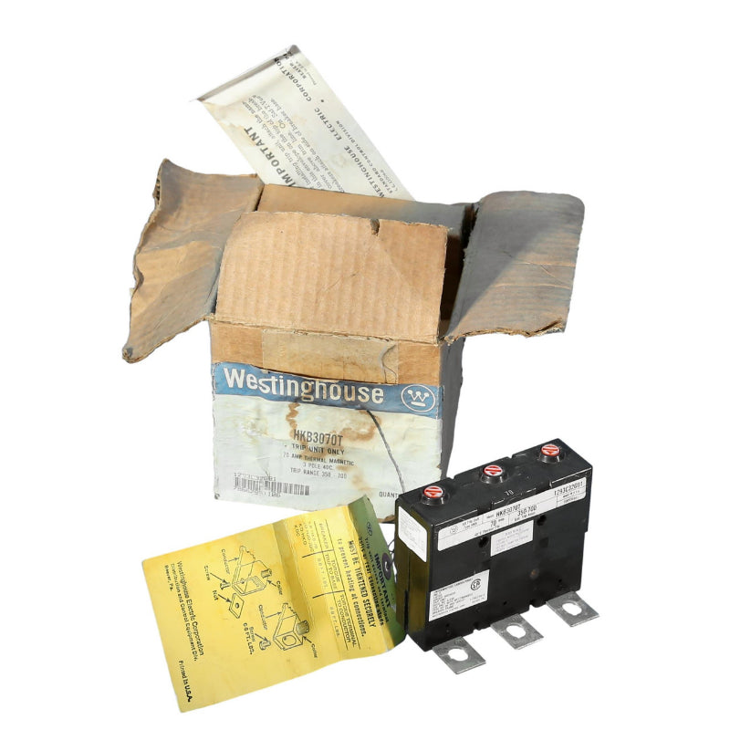 HKB3070T
Westinghouse Trip Unit
