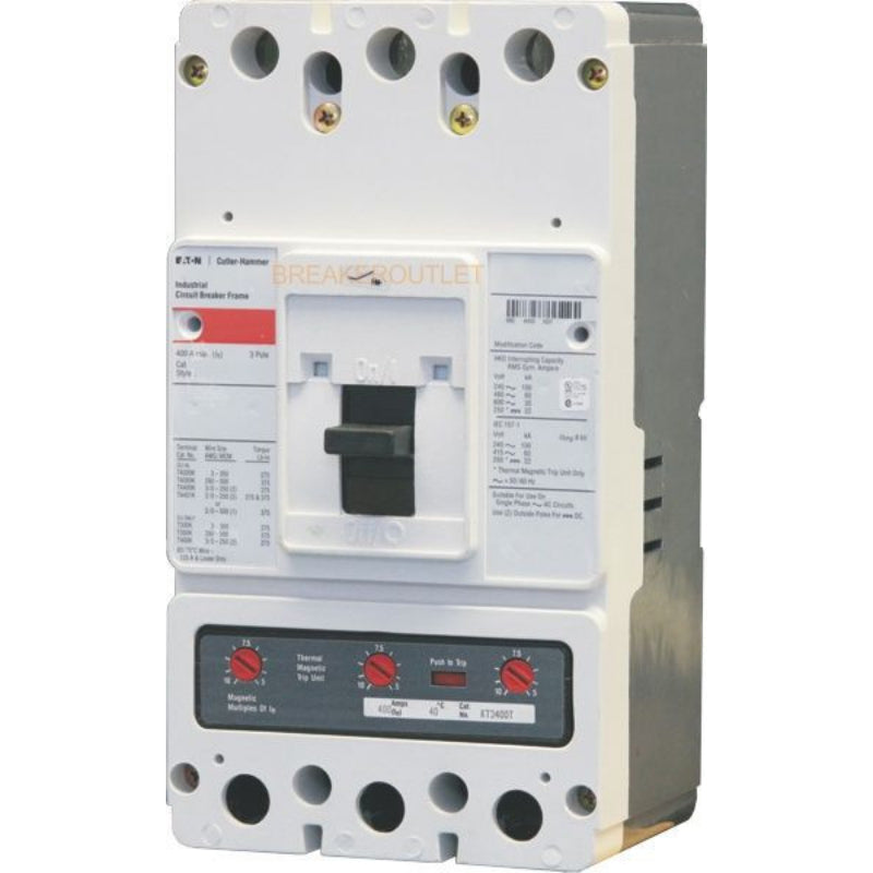 HKD3400W Eaton Circuit Breaker
Without Terminals