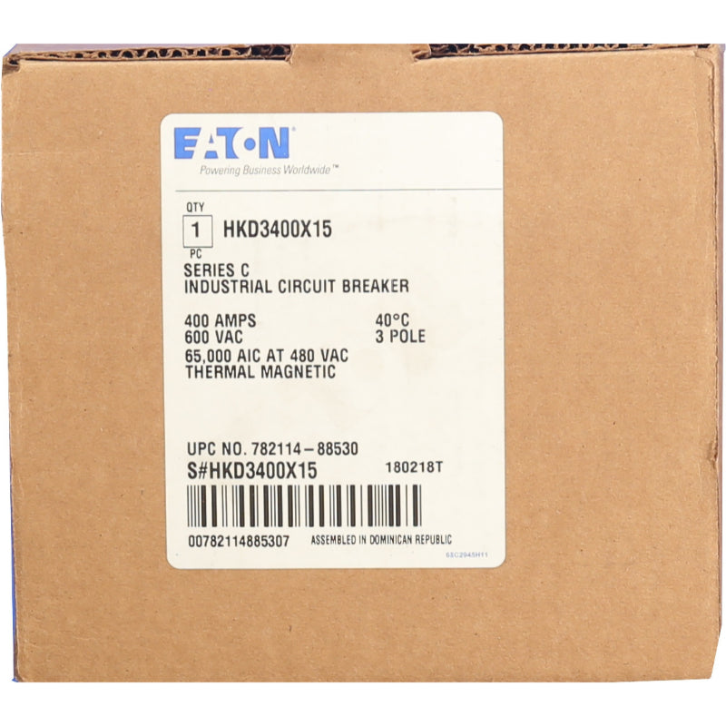 New in box. Eaton
Includes-Frame
Includes-Trip Unit 400 A
Includes-Lugs and Lug Shield
