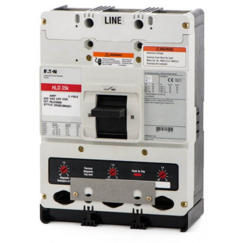 HLD3500 65k Rated Eaton Thermal Magnetic Molded Case Circuit Breaker