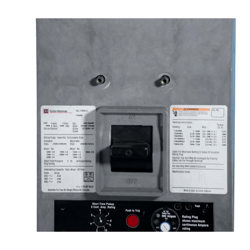 HMC3600 Seltronic
Includes Adjustable Rating Plug