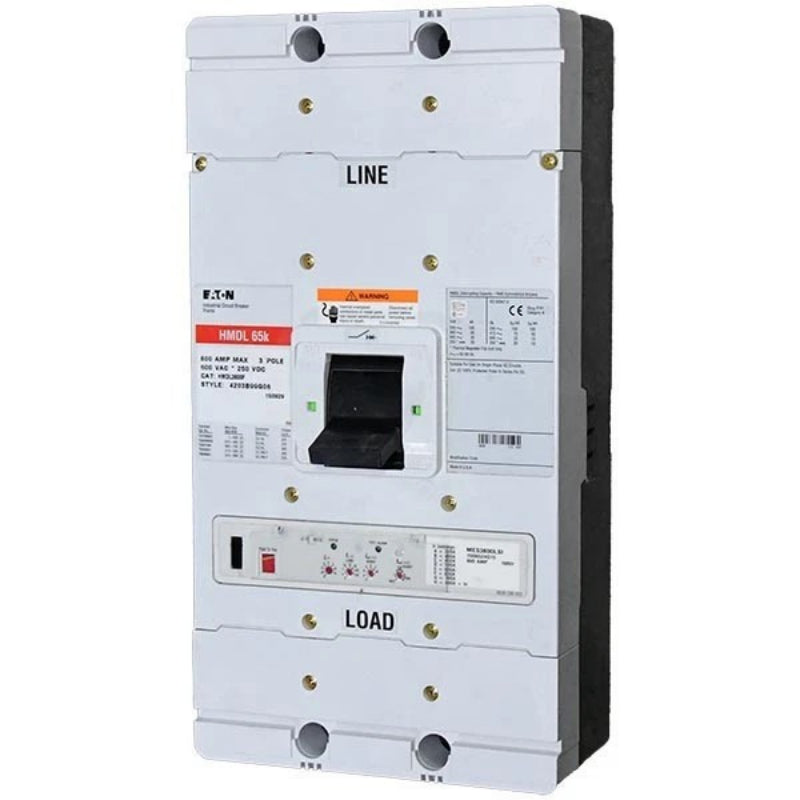 HMDL3800LSI Complete Breaker Shown
w/310+ Trip Unit--No Rating Plug Required for Operation