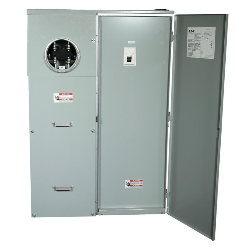 400 Amp Residential Meter Main House Panel & Pull Section by Eaton HP40 -New