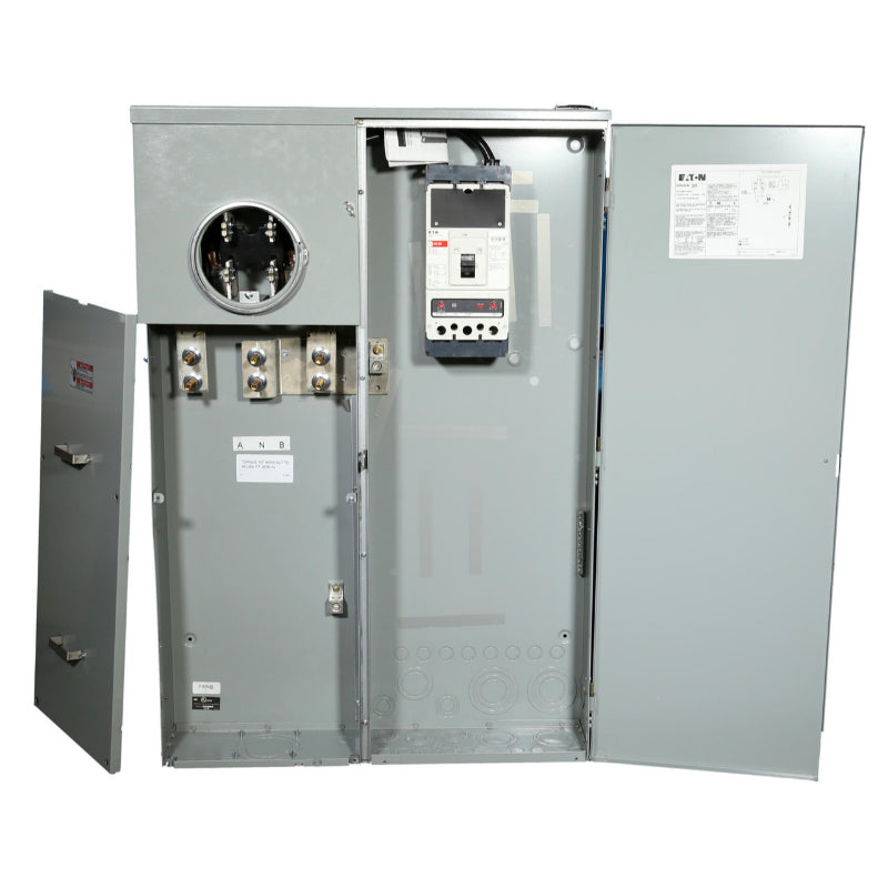 400 Amp Residential Meter Main House Panel & Pull Section by Eaton HP40 -New