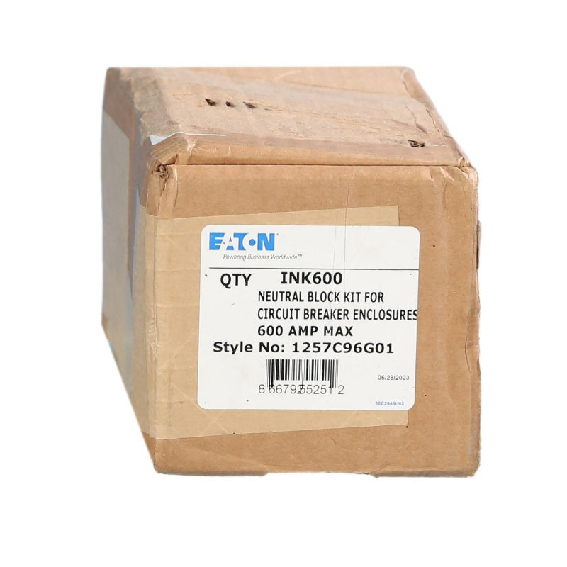 Eaton INK600 Neutral Kit Assembly for Circuit Breaker Enclosure
