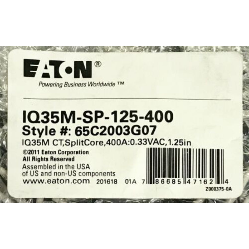 IQ35M-SP-125-400
Split Core CT's