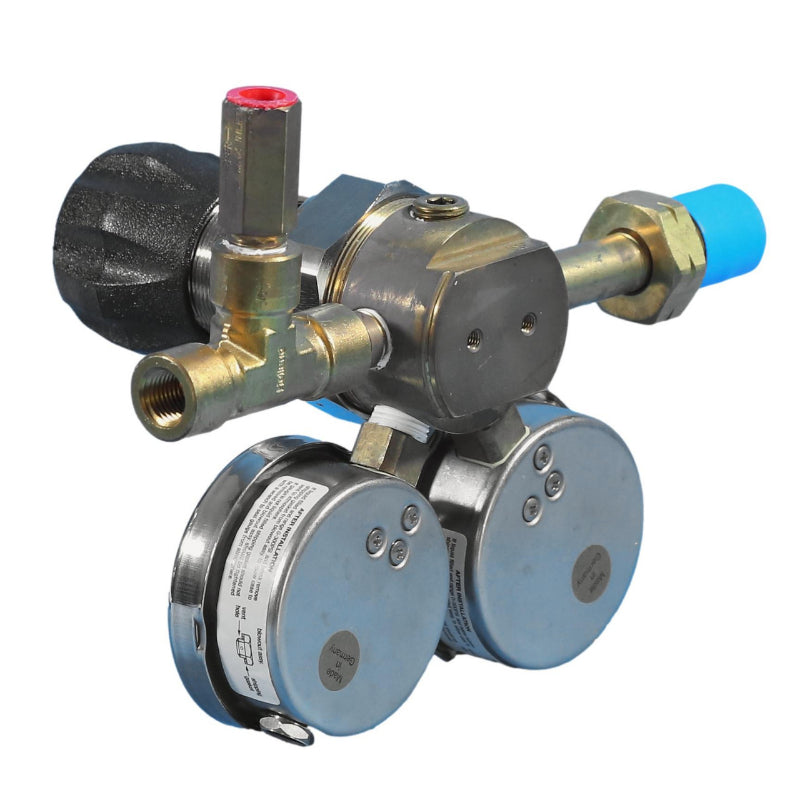 Parker Veriflo Brass Regulator
Configured w/ Meters & Brass Fittings