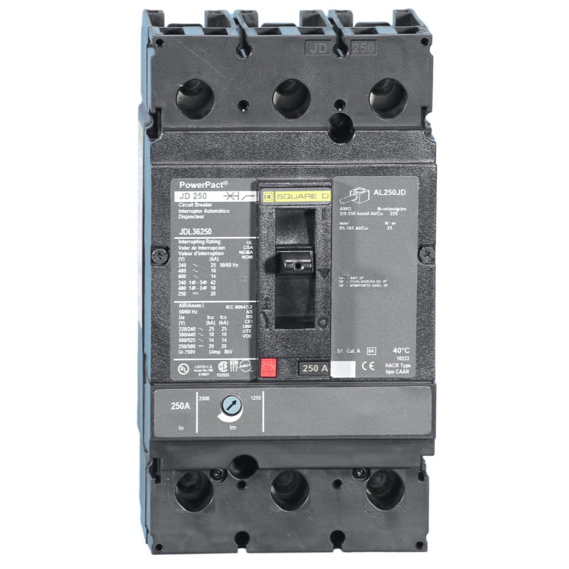 JDL36200 200 Amp Powerpact Square D Panelboard Circuit Breaker