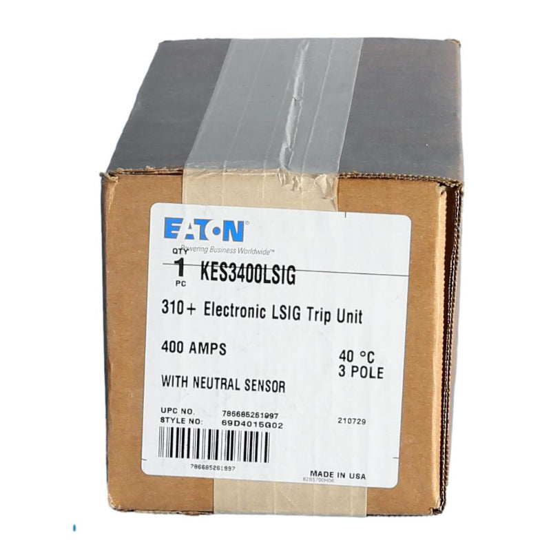 KES3400LSIG Electronic Digitrip RMS 310+ Trip Unit w/LSIG & Neutral Sensor