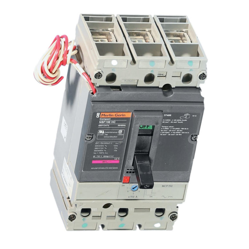 NFHL36150M29YE
NSF 150 HC
Line and Load Lugs