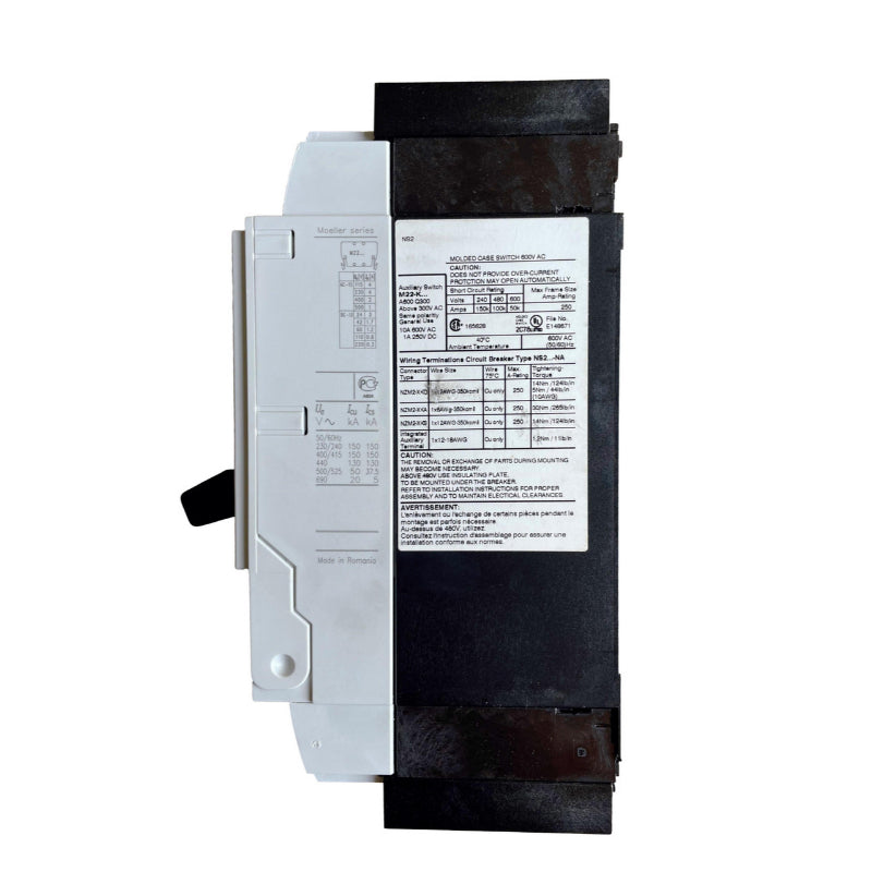 NS-160-BT-NA Eaton 160A Molded Case Switch, Non-Auto