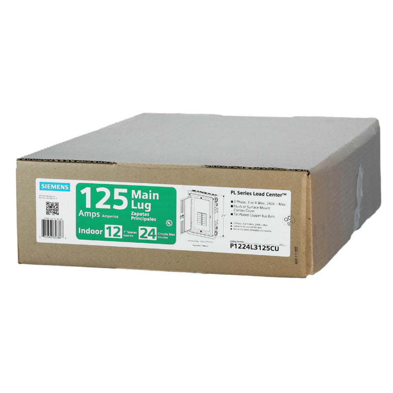 P1224L3125CU
3 Phase load center