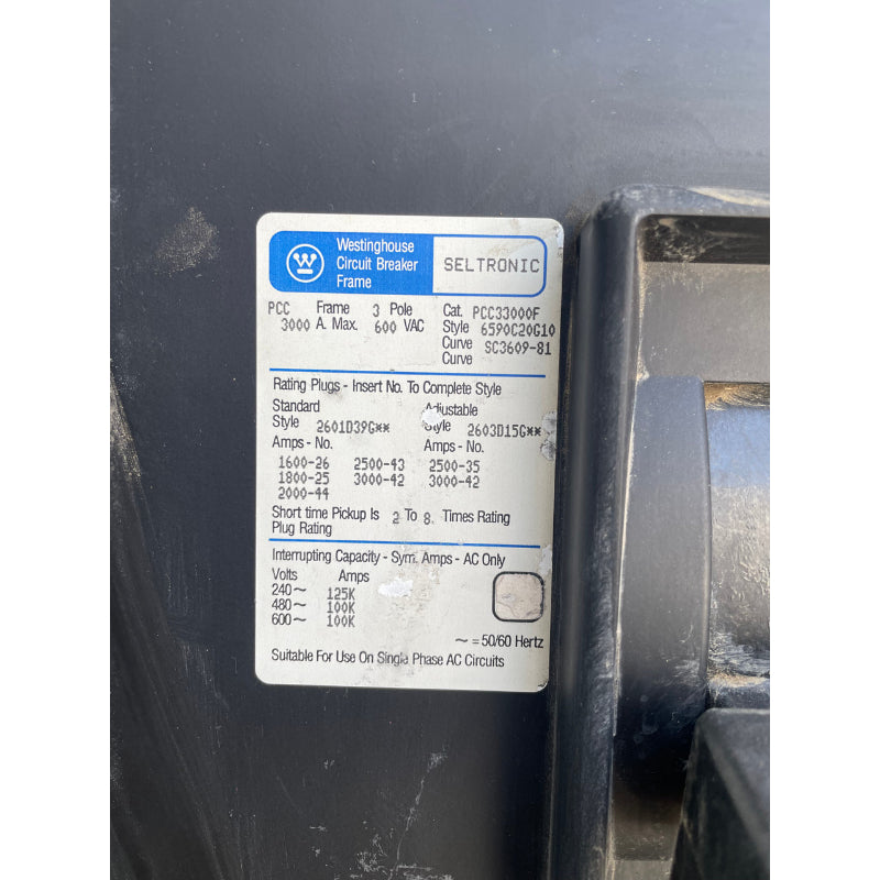PCC33000F 3000A Breaker