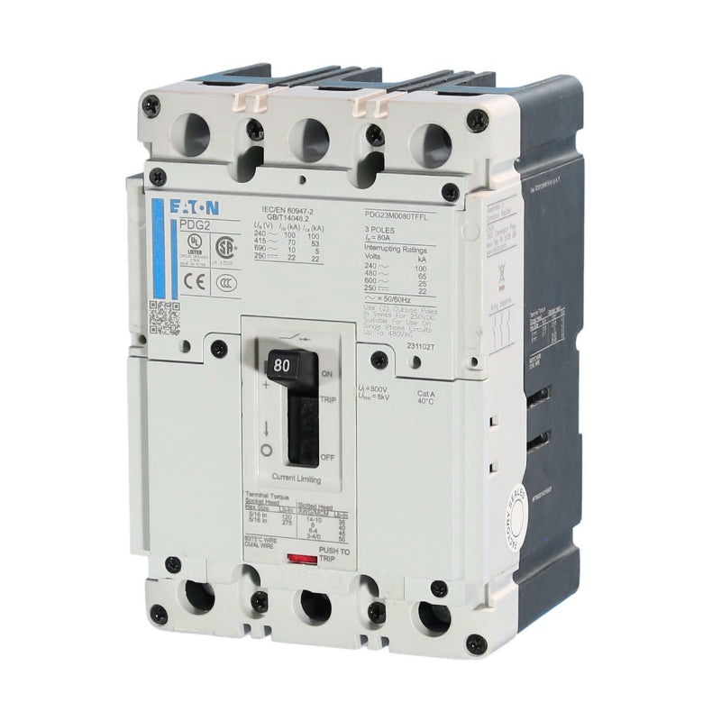 PDG23M0080TFFL
Power Defense Circuit Breaker