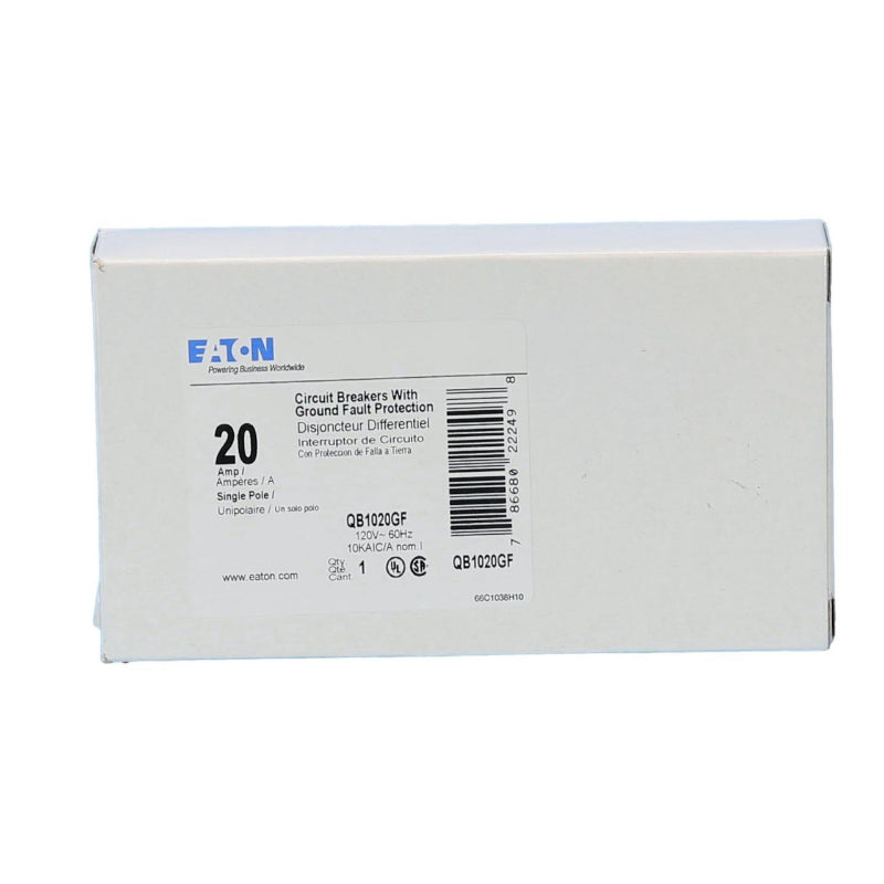 QB1020GF Eaton's latest Ground Fault Circuit Breaker