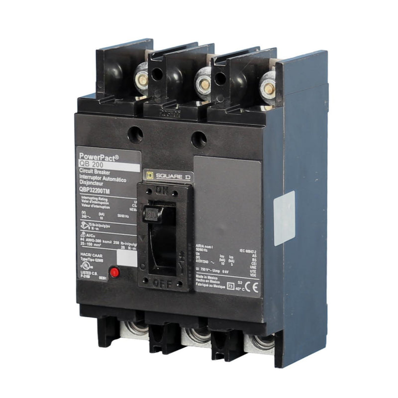 QBP32200TM Square D Main Breaker Configuration