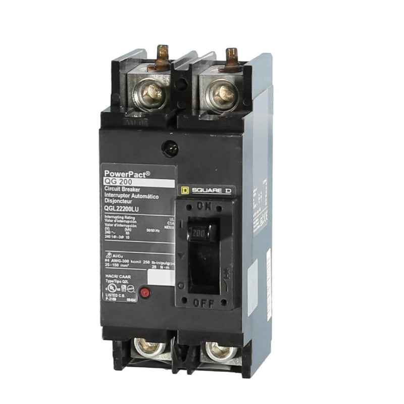 QGL22200 PowerPact 200 Amp
65,000 AIC rated at 240V