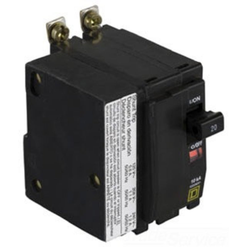 QOB2201021 
2 Pole 20A with 120V Shunt Trip