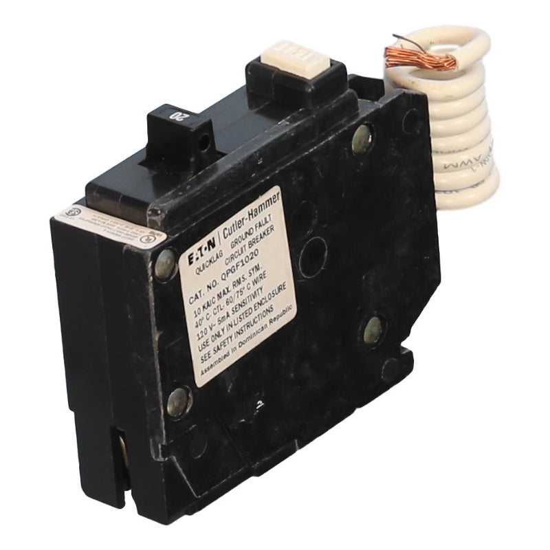 QPGF1020 
Eaton | Cutler-Hammer Ground Fault
Circut Breaker with Pigtail