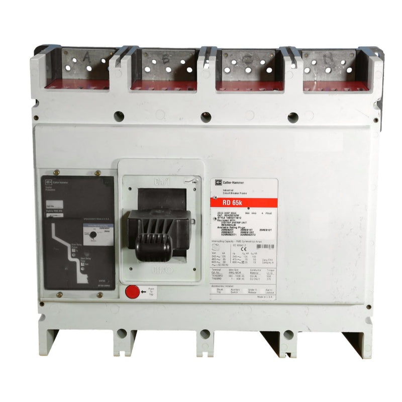 RD425T32W 
4 Pole Unit , 2500A Frame Capacity