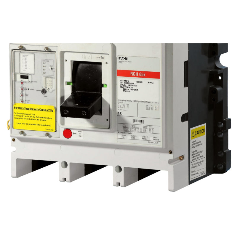 RGH316039E Eaton 1600 Amp
View Trip Window