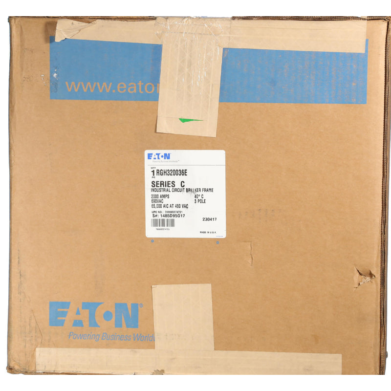RGH320036E Eaton Insulated Case Circuit Breaker LSIG & Ground