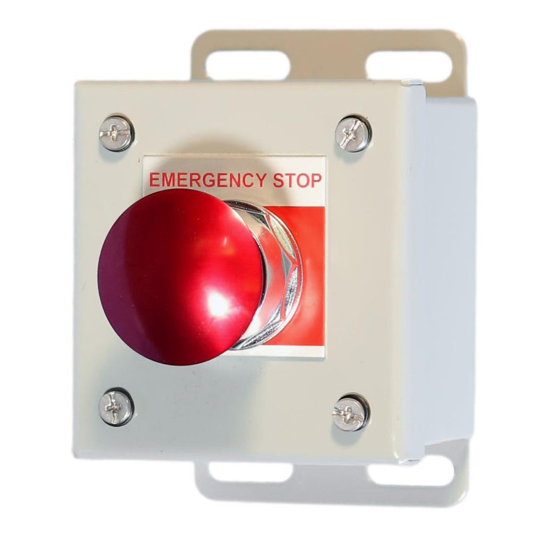 Siemens Emergency Stop Button Enclosed by Saginaw Control & Engineering