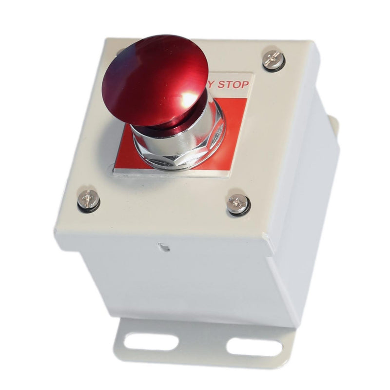 Siemens Emergency Stop Button Enclosed by Saginaw Control & Engineering