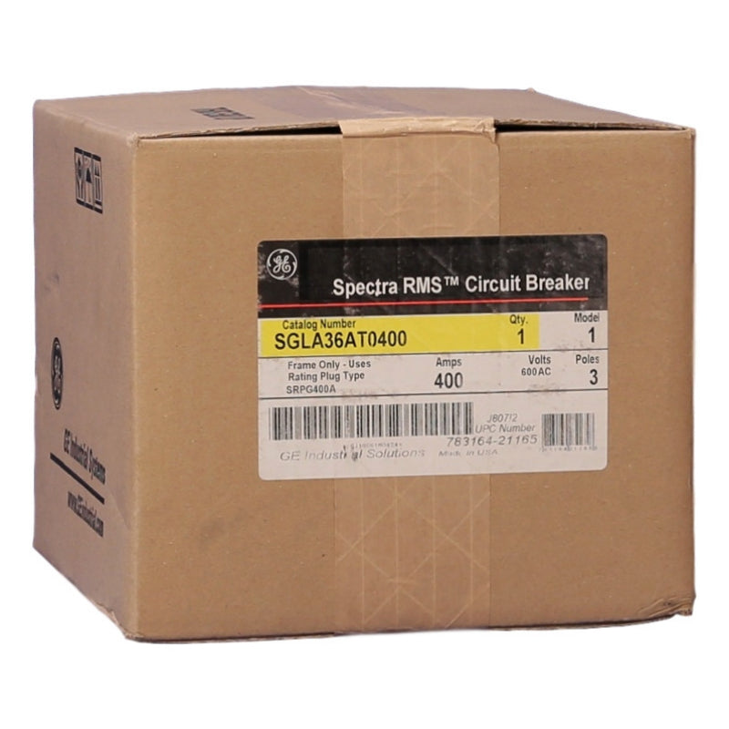 SGLA36AT0400 65k Spectra RMS Circuit Breaker Frame by ABB General Electric