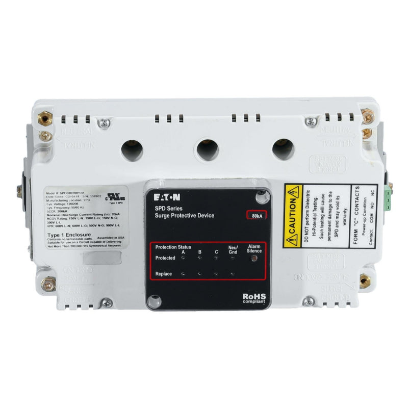 Eaton SPD100480D2A Surge Protective Device for Panel Board Use