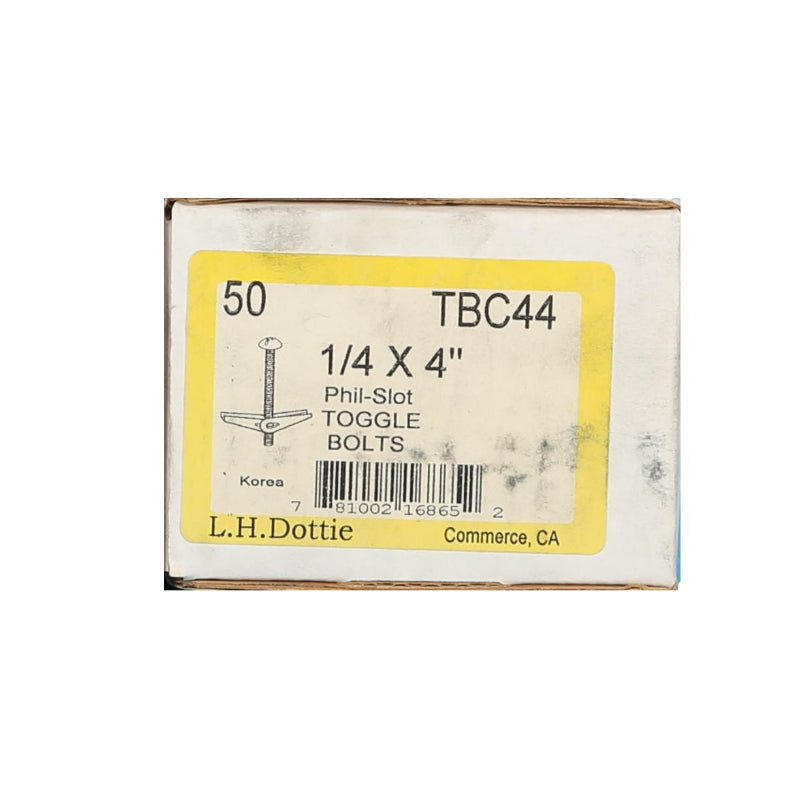 TBC44
1/4" x 4"