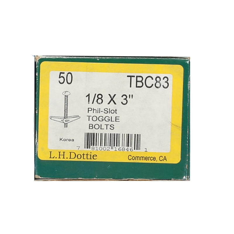 TBC83
1/8" x 3" Box of 50