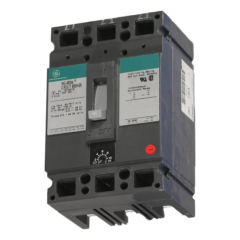 TEC36015 Motor Circuit Protector
15 Amp Rated