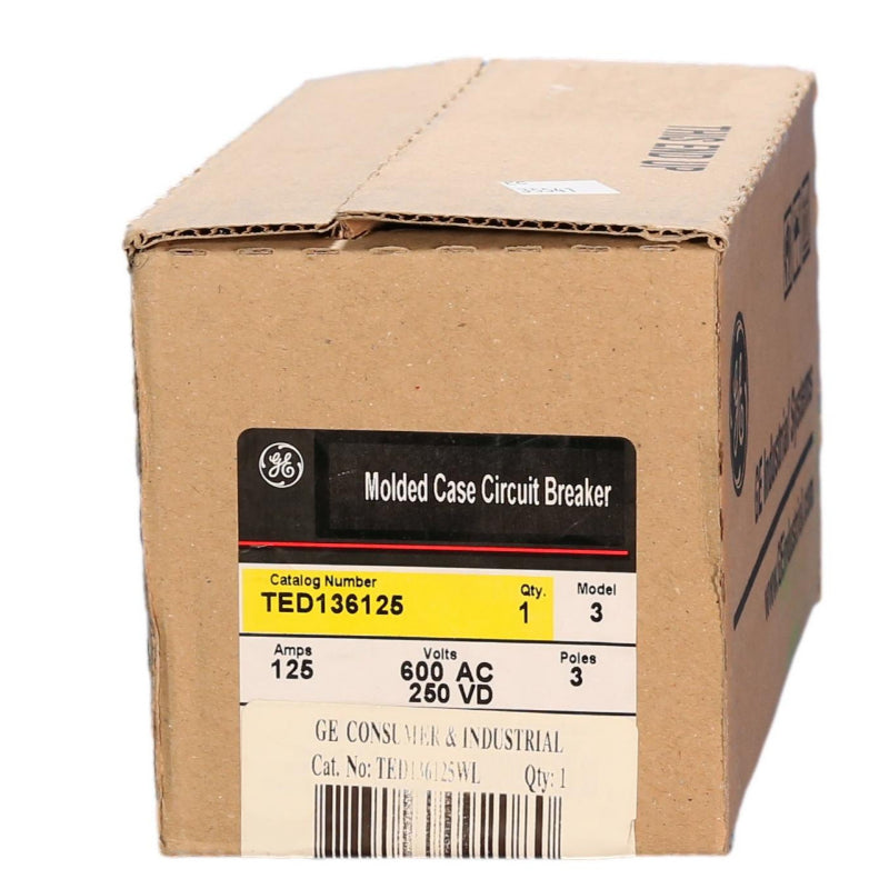 TED136125WL GE Cicuit Breaker