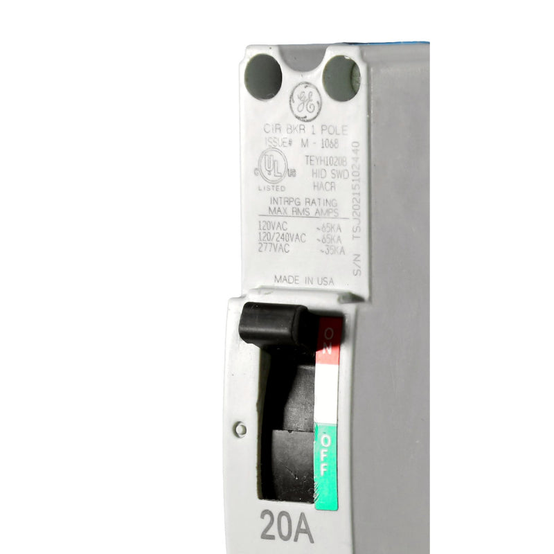TEYH1020B
65 kAIC, 20 Amp 1-Pole
